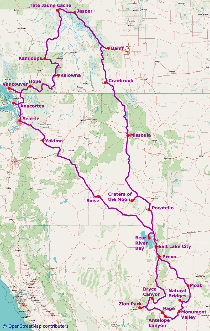 Reiseroute
