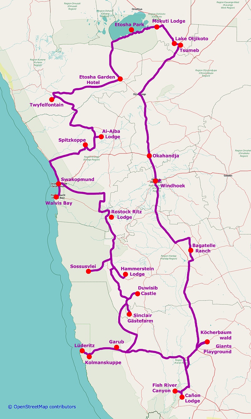 Reiseroute
