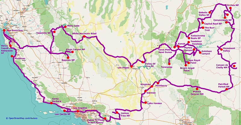 Reiseroute