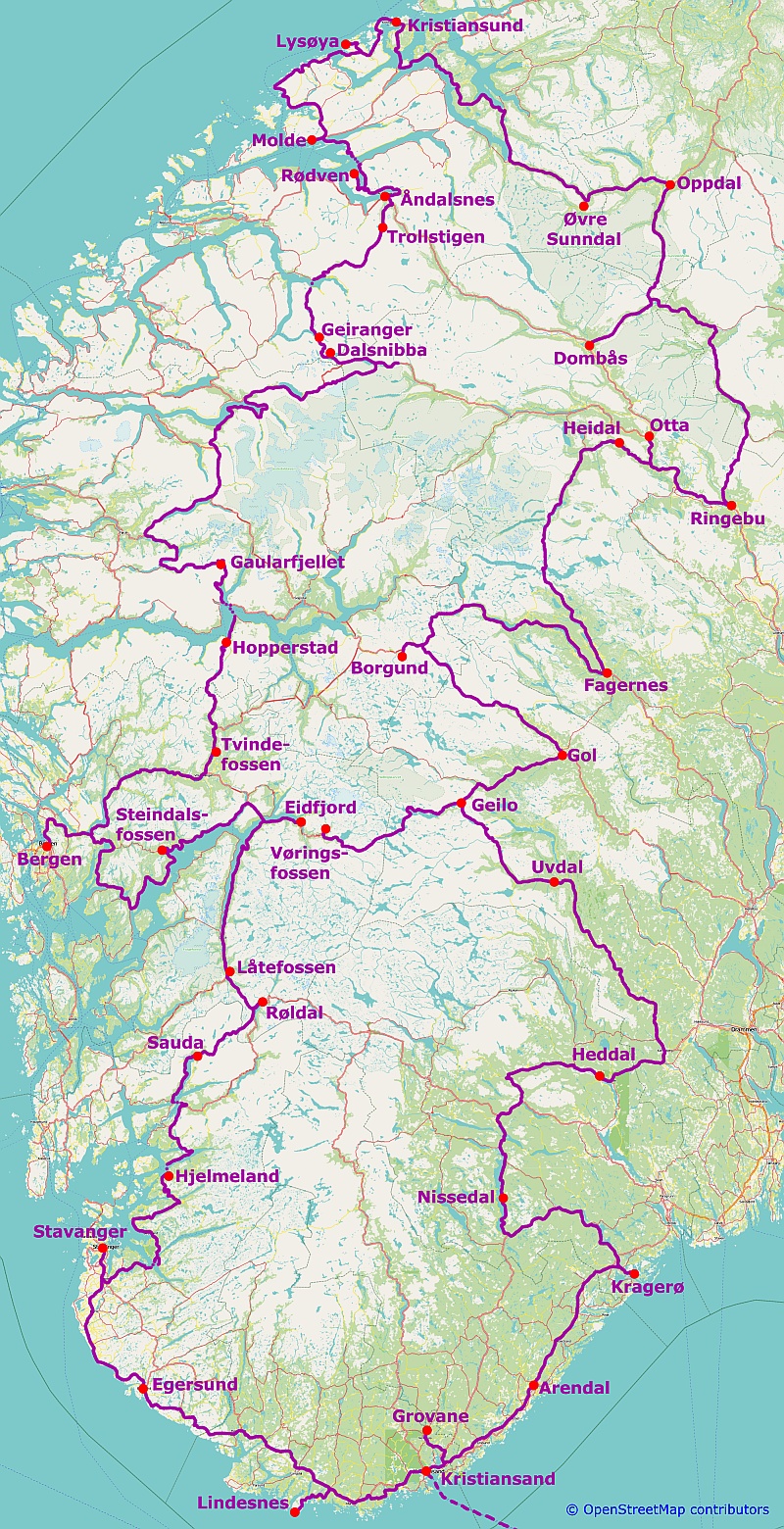 Reiseroute