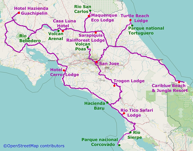 Reiseroute