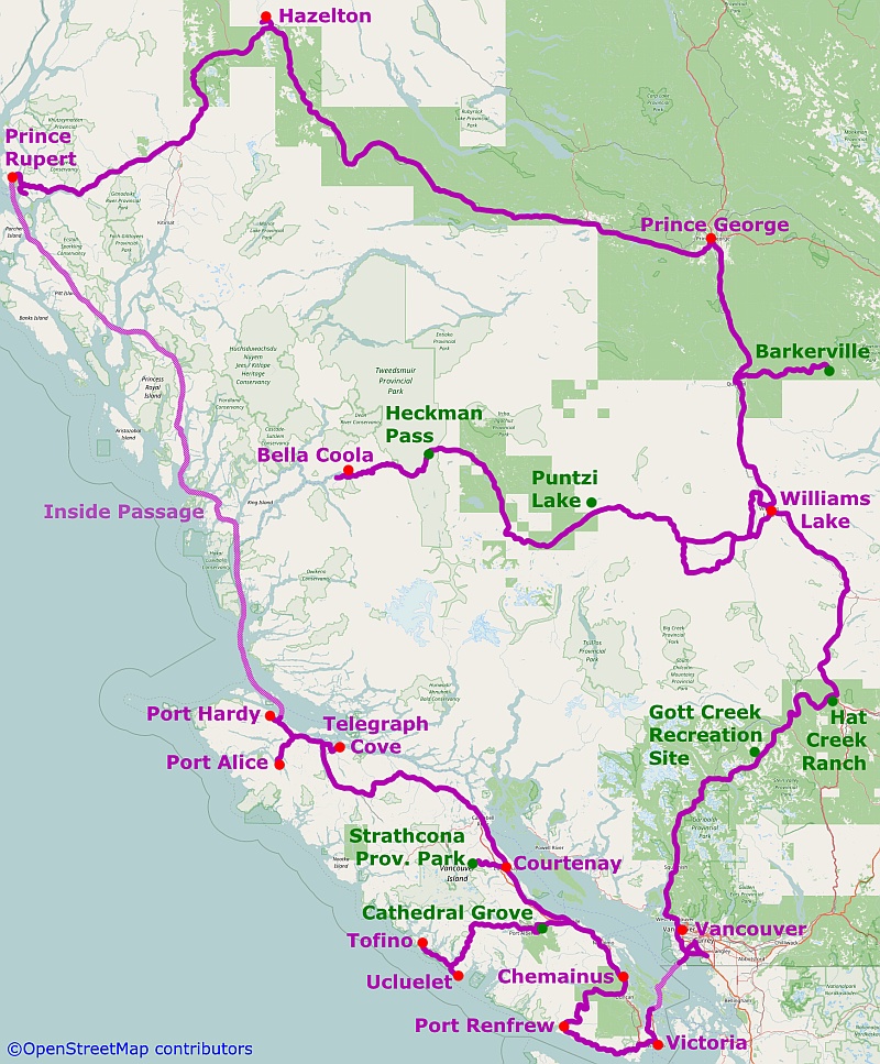 Reiseroute