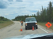 Fort Smith Highway – Baustelle